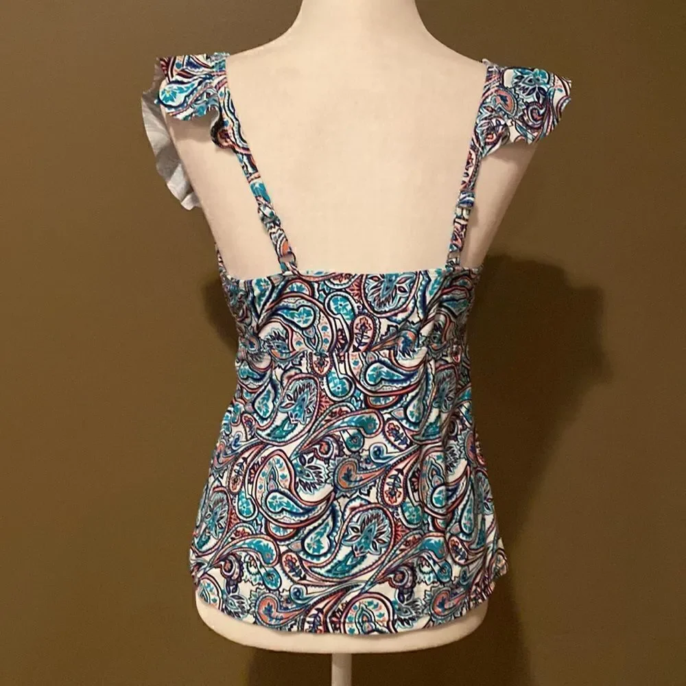Tahiti Tankini Top Size Large